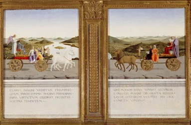Triunfos alegóricos de Federico da Montefeltro, Duque de Urbino y Battista Sforza
